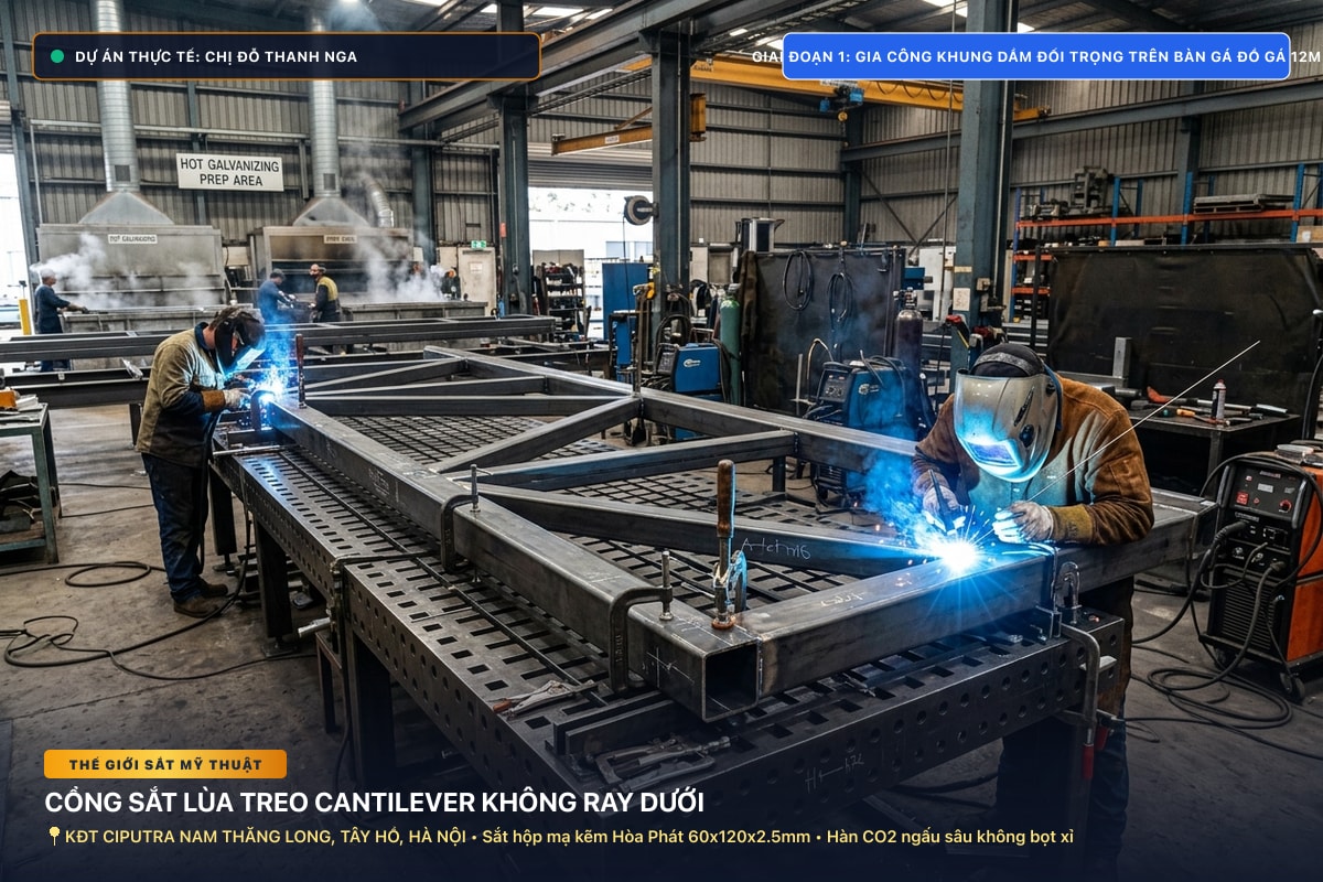 Gia công rèn tay kim khí cho Chị Đỗ Thanh Nga (Chủ Chuỗi Thời Trang Cao Cấp)