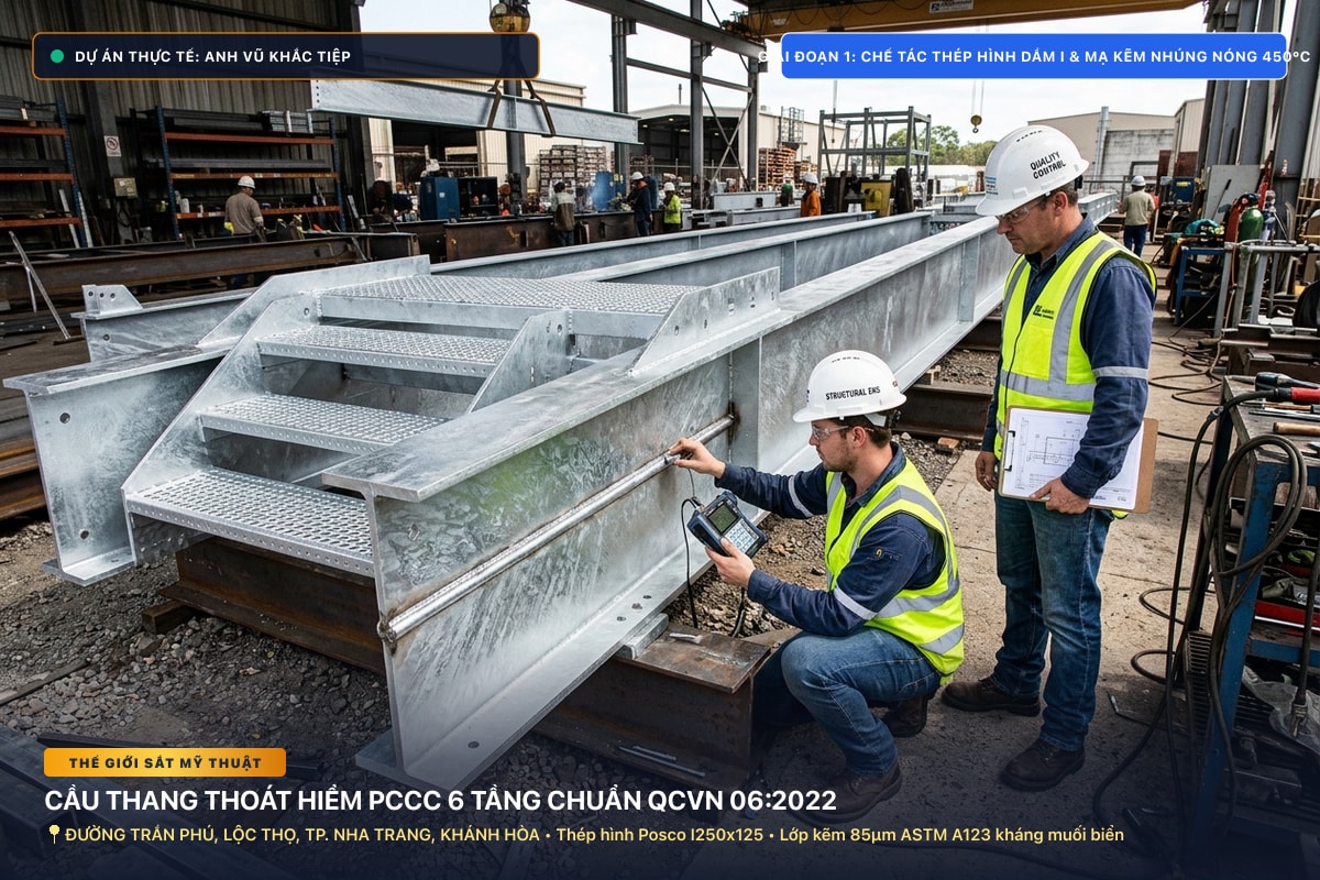 Gia công rèn tay kim khí cho Anh Vũ Khắc Tiệp (Tổng Giám Đốc Khách Sạn Biển Star)